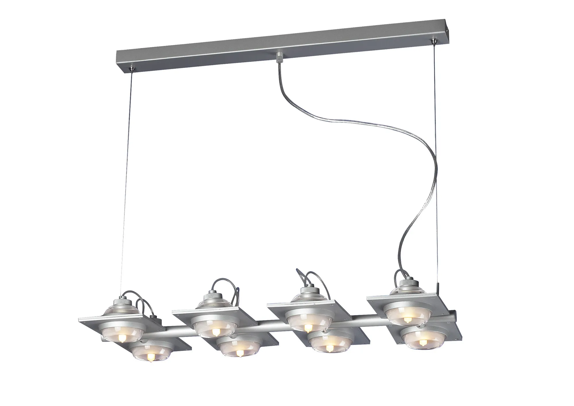 M40001  Ull Rectangular Pendant 8 Light